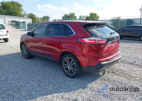 2019 Ford Edge Titanium z USA, uszkodzony, nr VIN 2FMPK4K99KBB60595